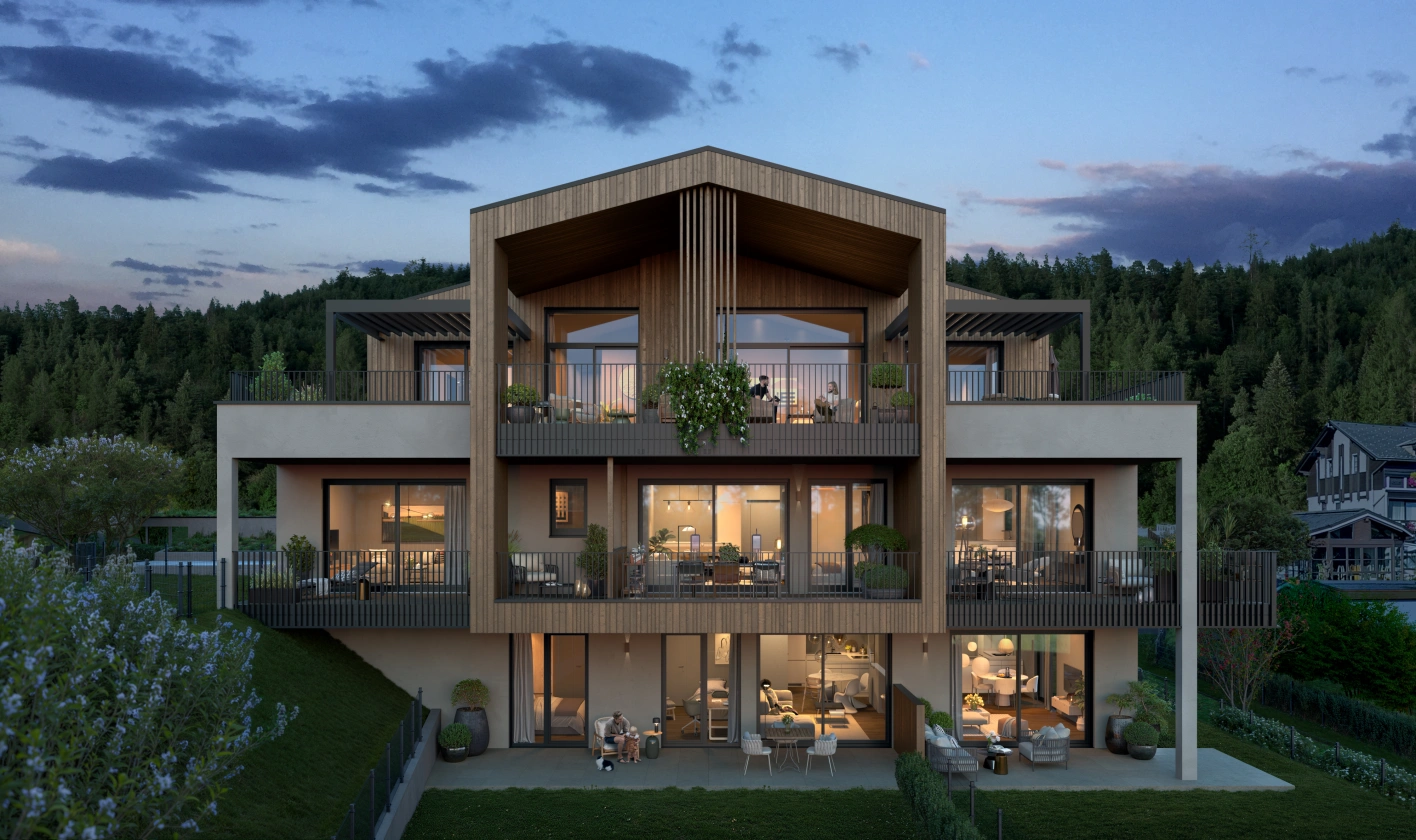 Seepanorama Pörtschach Außenansicht - Swietelsky Developments