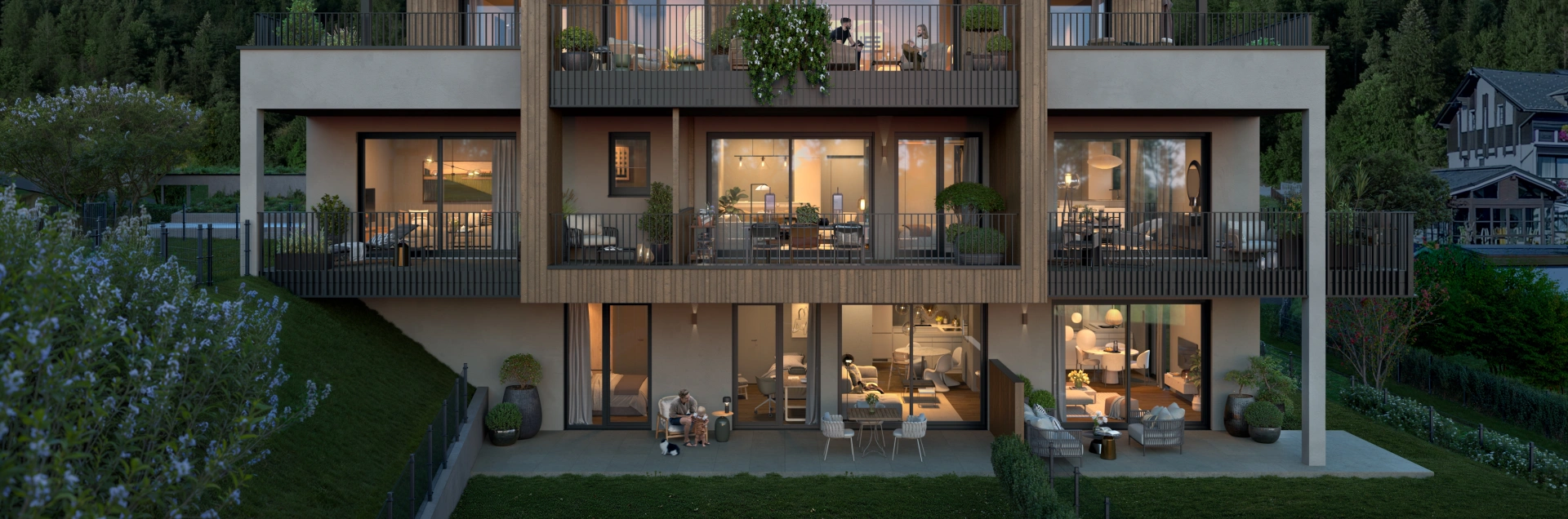 Seepanorama Pörtschach Außenansicht - Swietelsky Developments