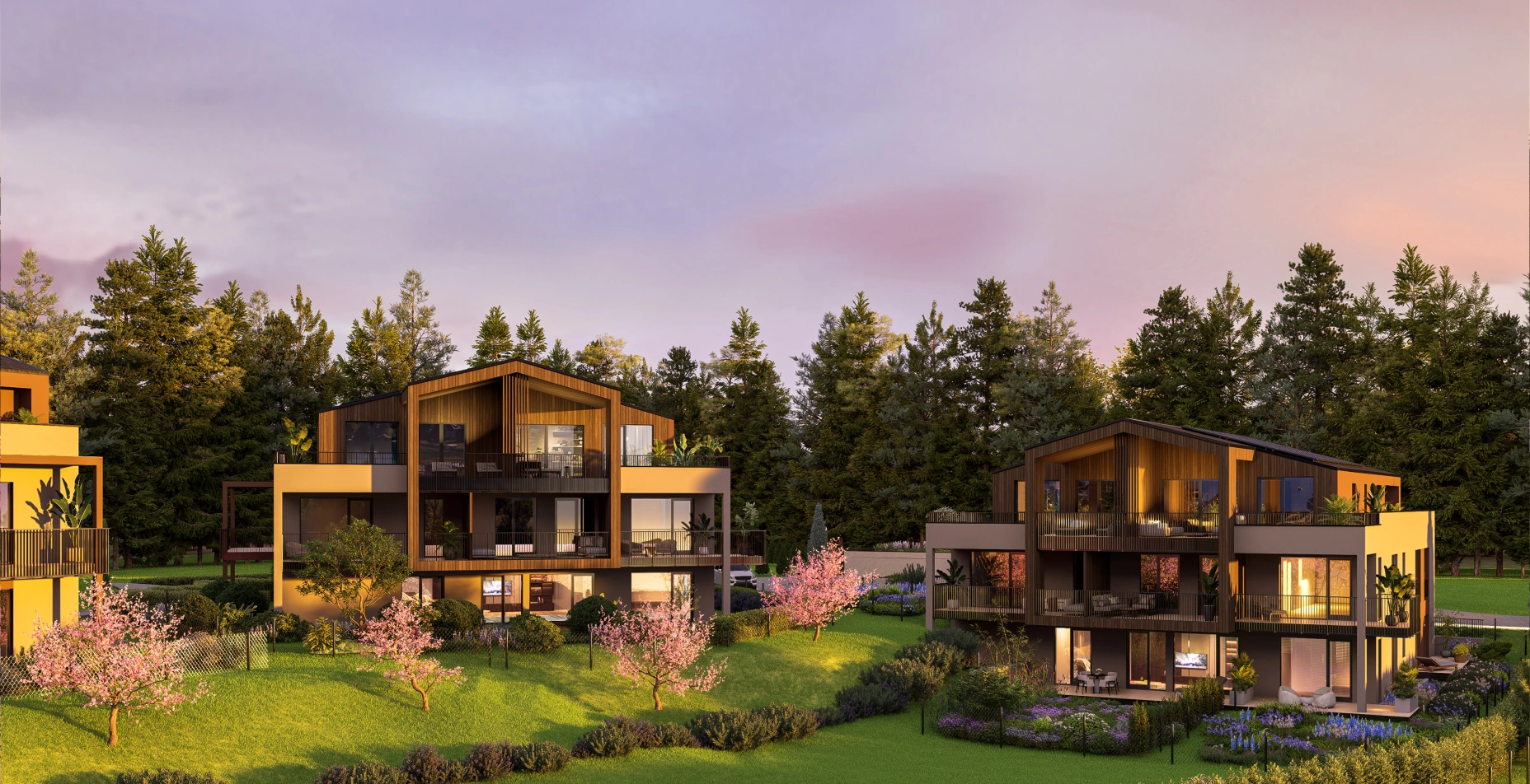 Moderne Architektur, nachhaltige Bauweise, erstklassige Ausstattung.