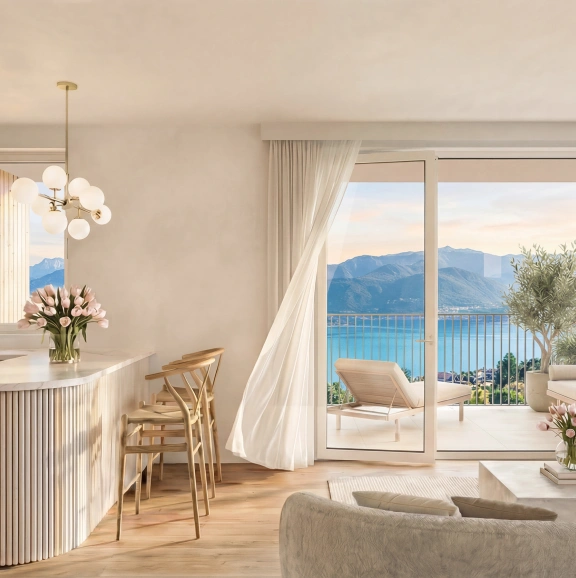Kärnten Neubauwohnung kaufen mit Blick auf den Wörthersee