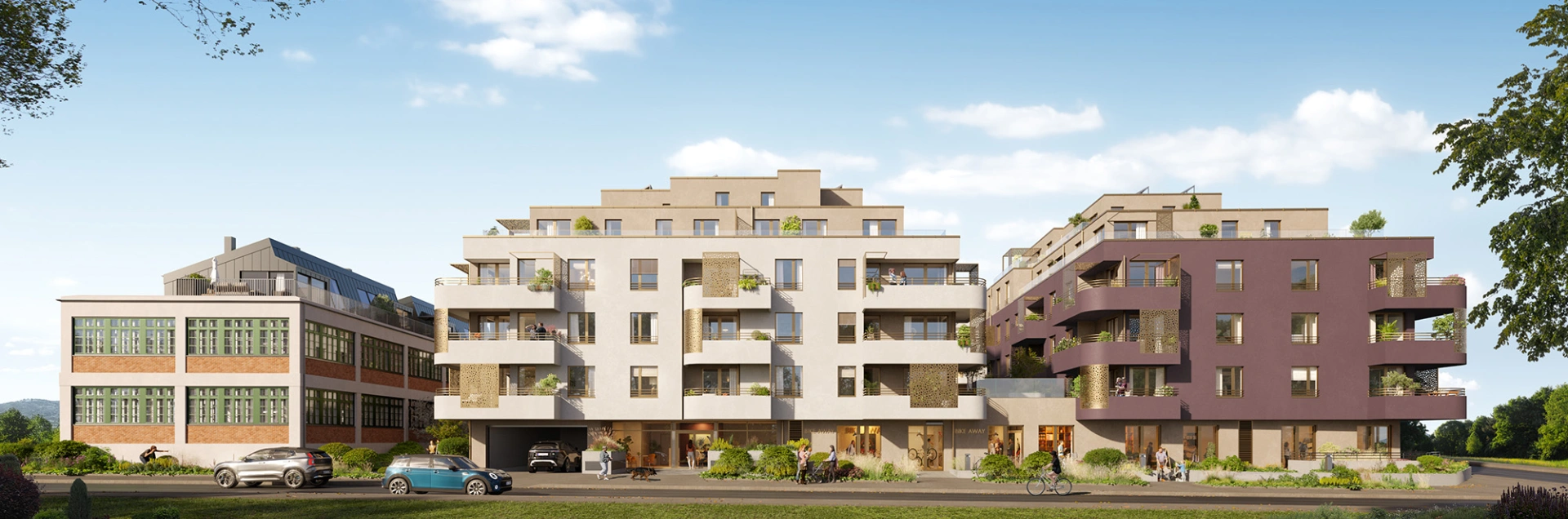 Zwei bis Neun Wohnprojekt Neubau