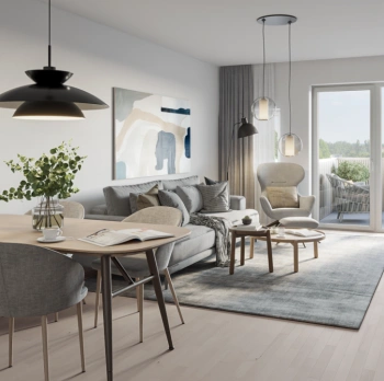 Neubauwohnung Linz Mayrhof Wohnzimmer