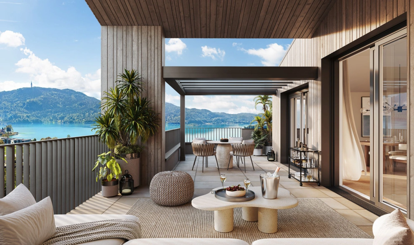 Wunderschöner Ausblick Wohnen im Pörtschach