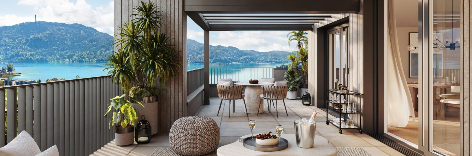 Wunderschöner Ausblick Wohnen im Pörtschach