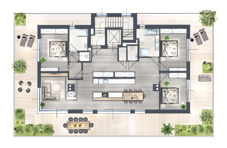 Haus B TOP 11 Penthouse