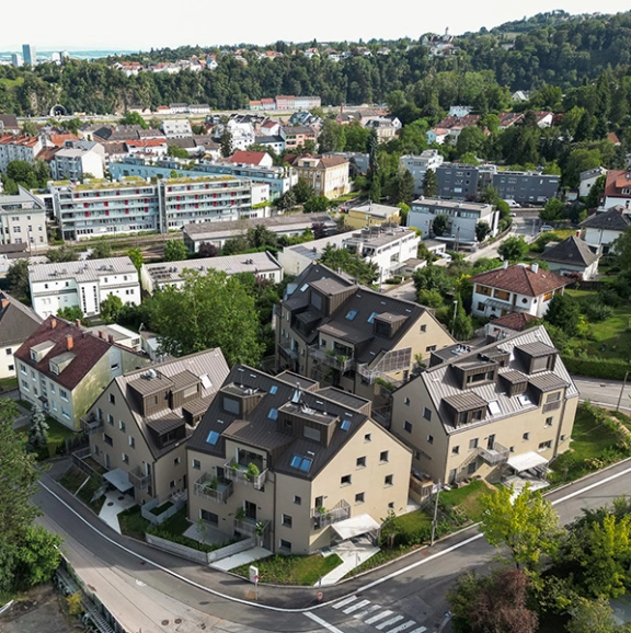 Vogelperspektive von Projekt Brennerstraße